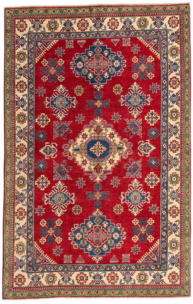 5' 10 x 9' 2 Hand Knotted Kazak Rug