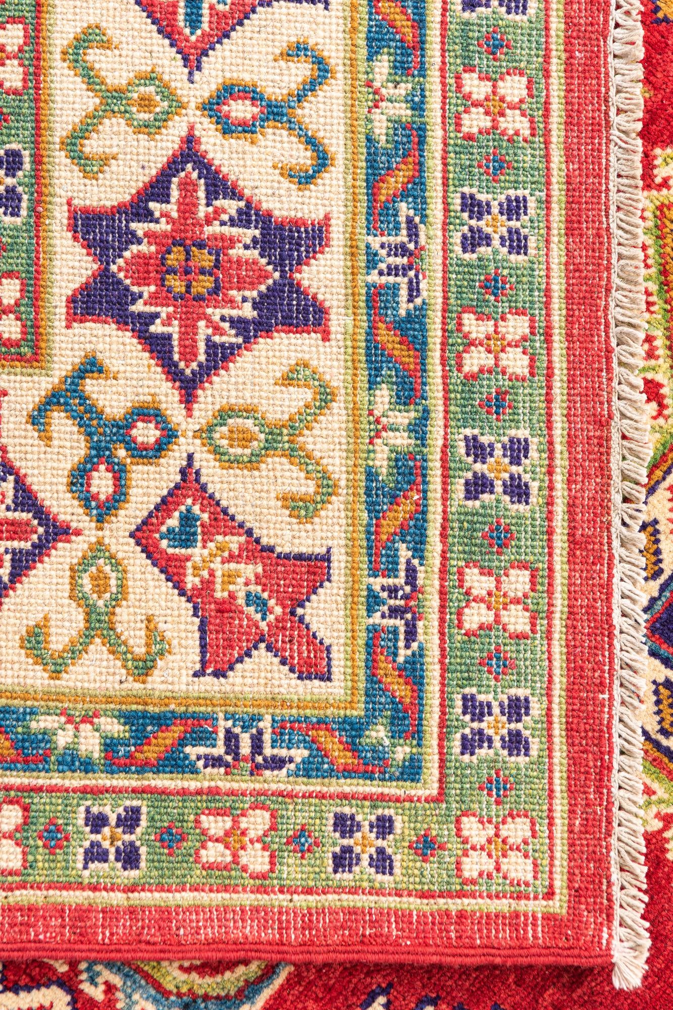 6' 9 x 9' 8 Hand Knotted Kazak Rug