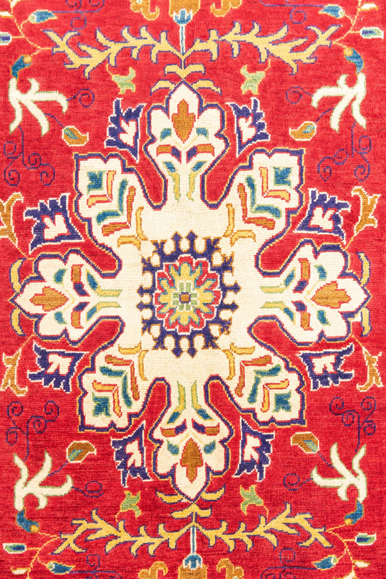 5' 10 x 9' 3 Hand Knotted Kazak Rug