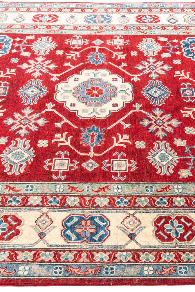 6' 5 x 10' 3 Hand Knotted Kazak Rug