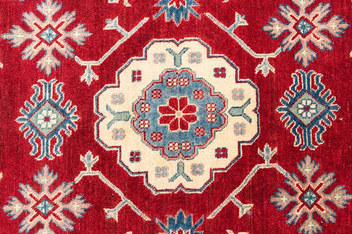 6' 5 x 10' 3 Hand Knotted Kazak Rug