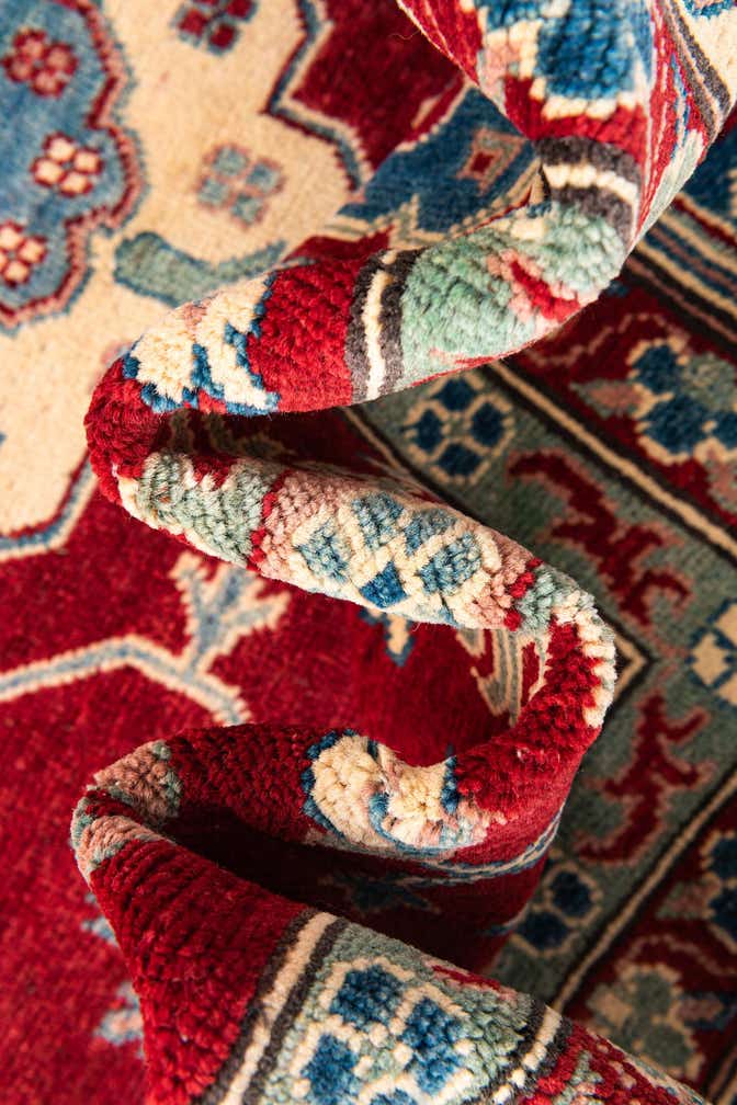 6' 5 x 10' 3 Hand Knotted Kazak Rug
