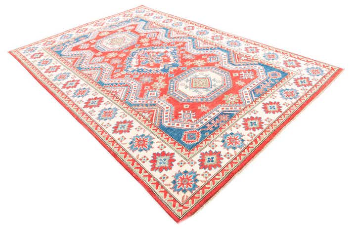 6' 6 x 9' 9 Hand Knotted Kazak Rug