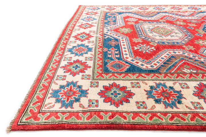 6' 6 x 9' 9 Hand Knotted Kazak Rug