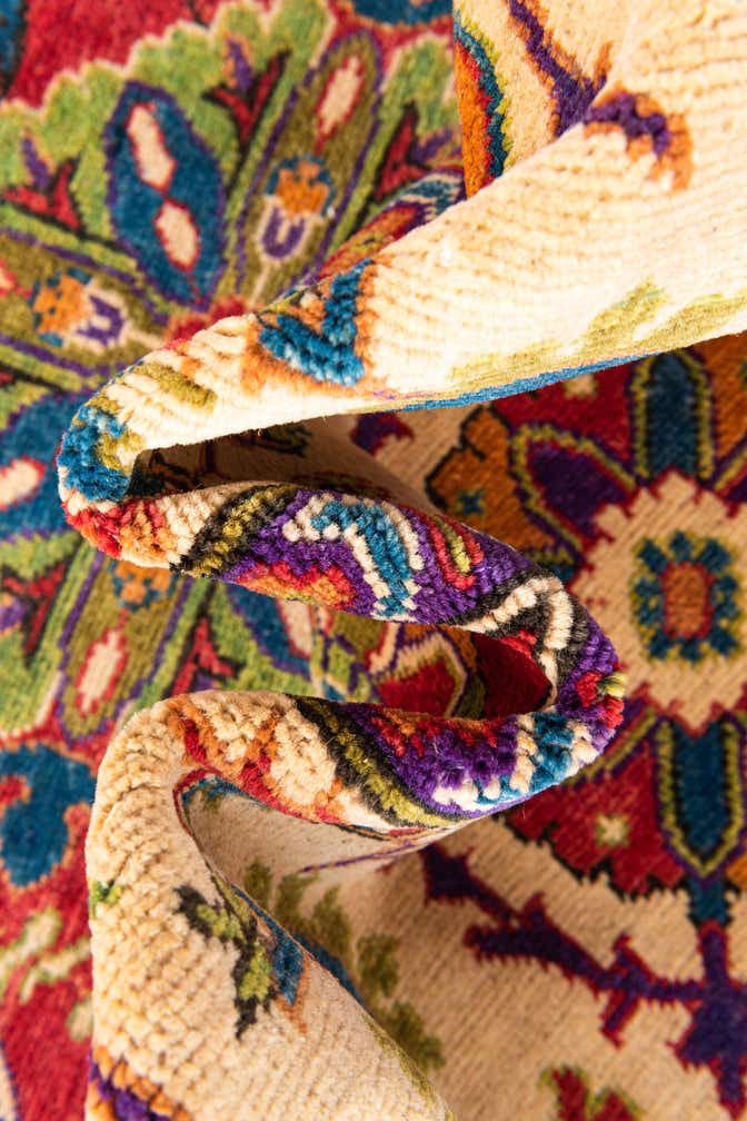 6' 7 x 9' 6 Hand Knotted Kazak Rug