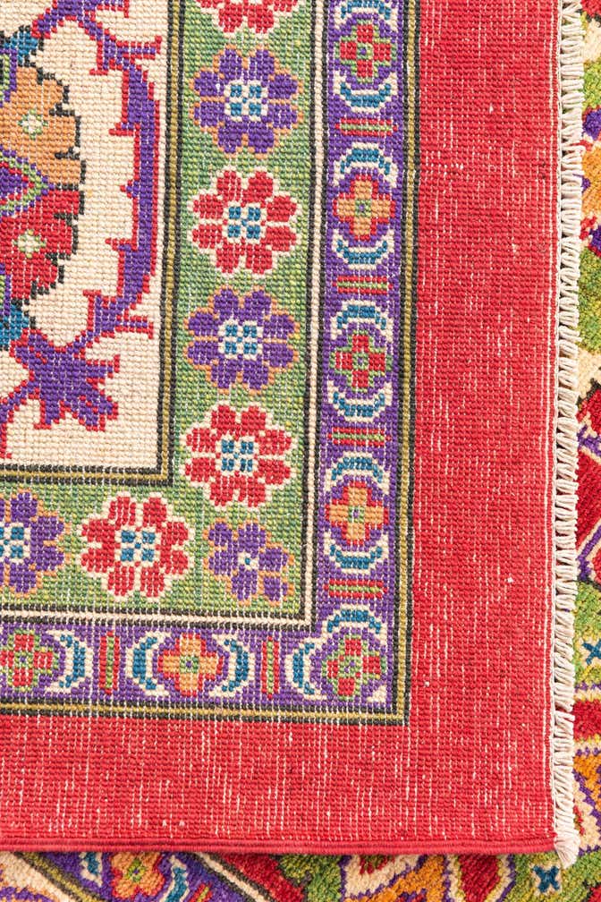 6' 7 x 9' 6 Hand Knotted Kazak Rug