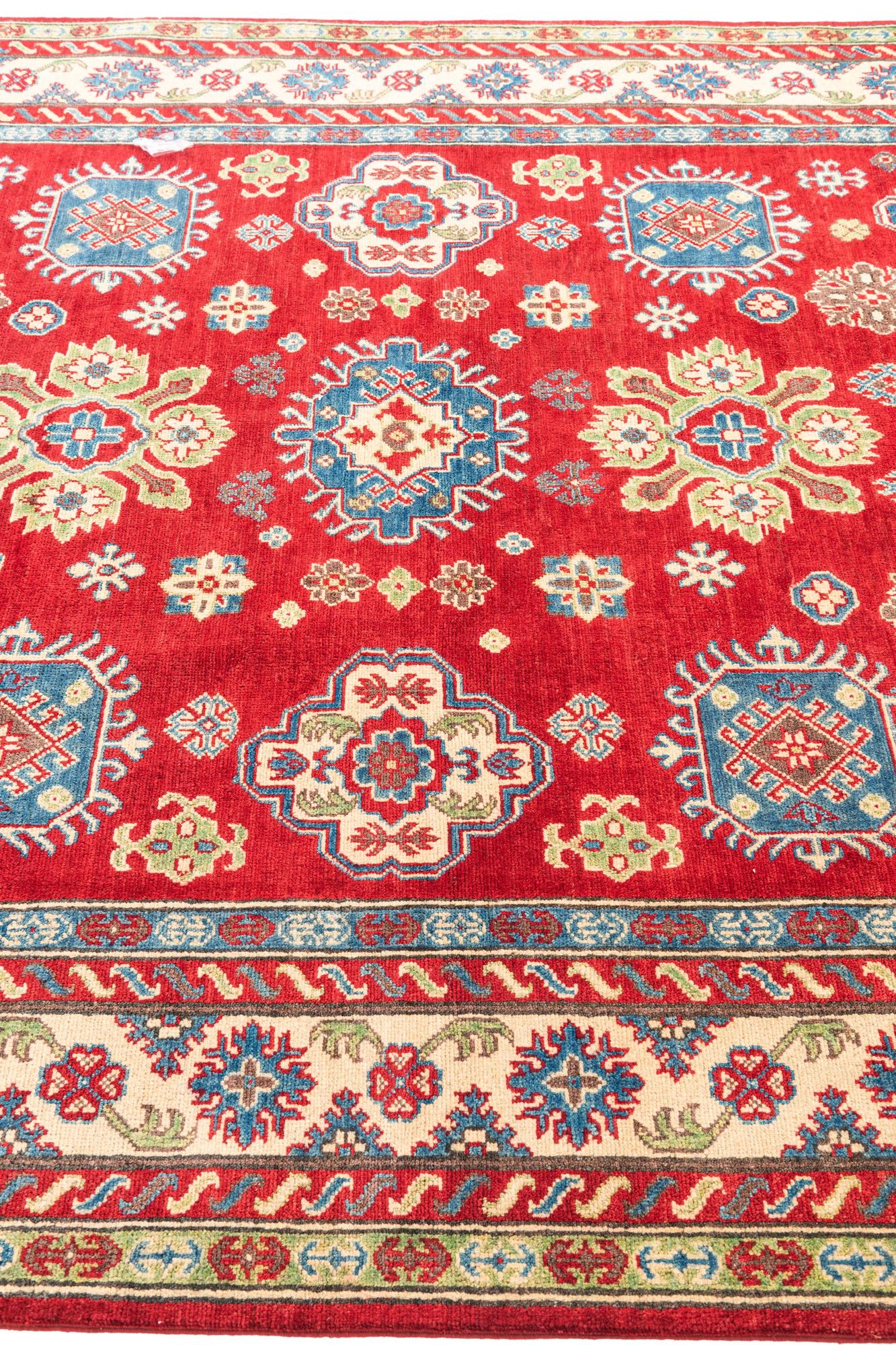 6' 8 x 9' 8 Hand Knotted Kazak Rug