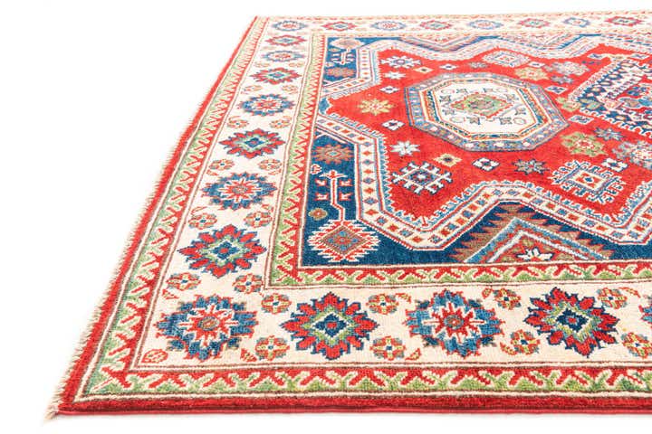 150cm x 215cm Handgeknüpft Kazak Teppich