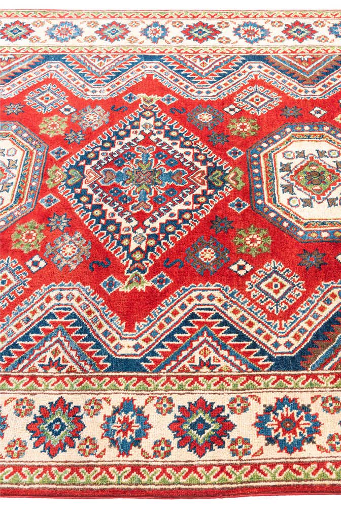150cm x 215cm Handgeknüpft Kazak Teppich