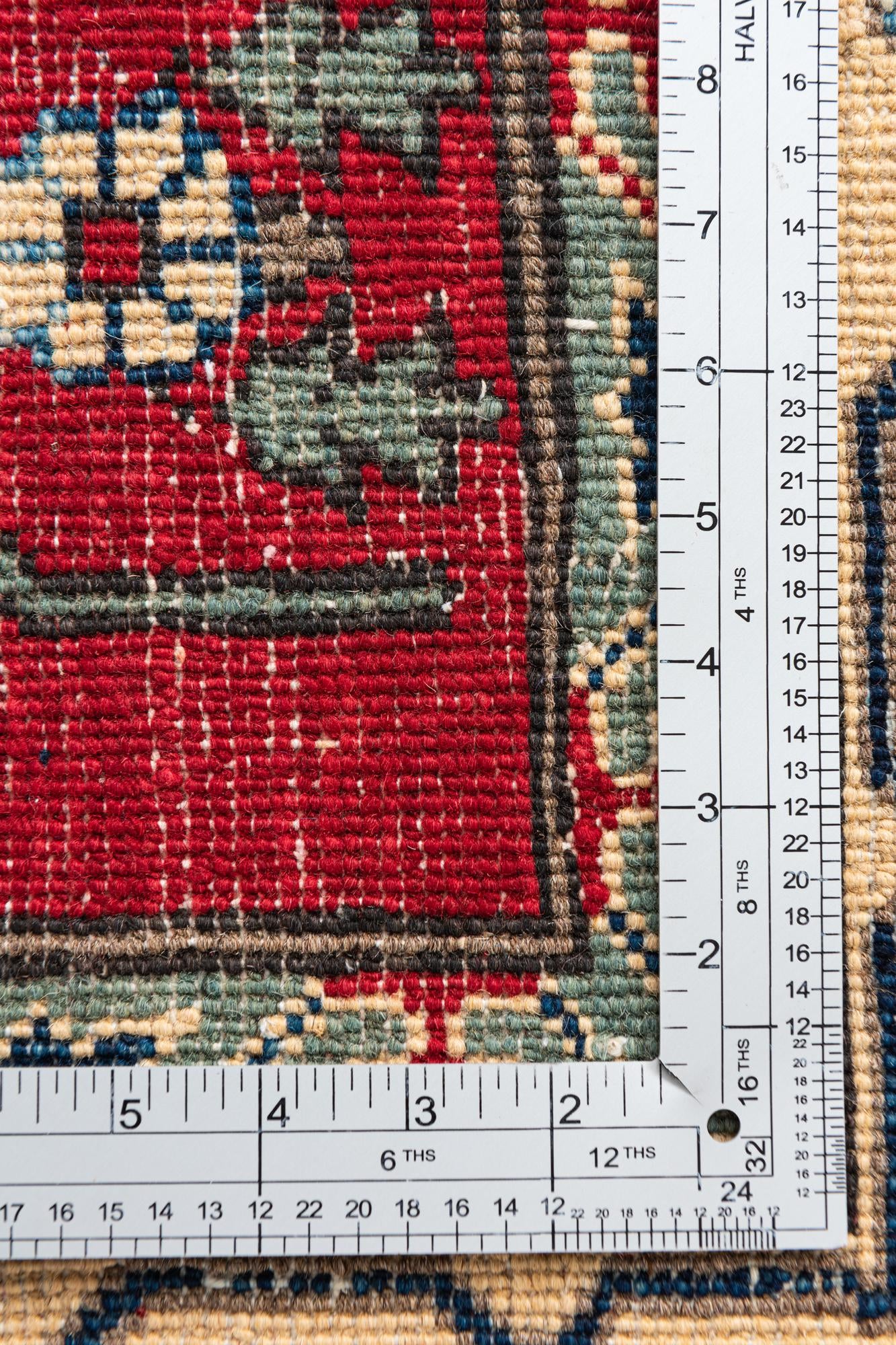 5' 2 x 6' 7 Hand Knotted Kazak Rug