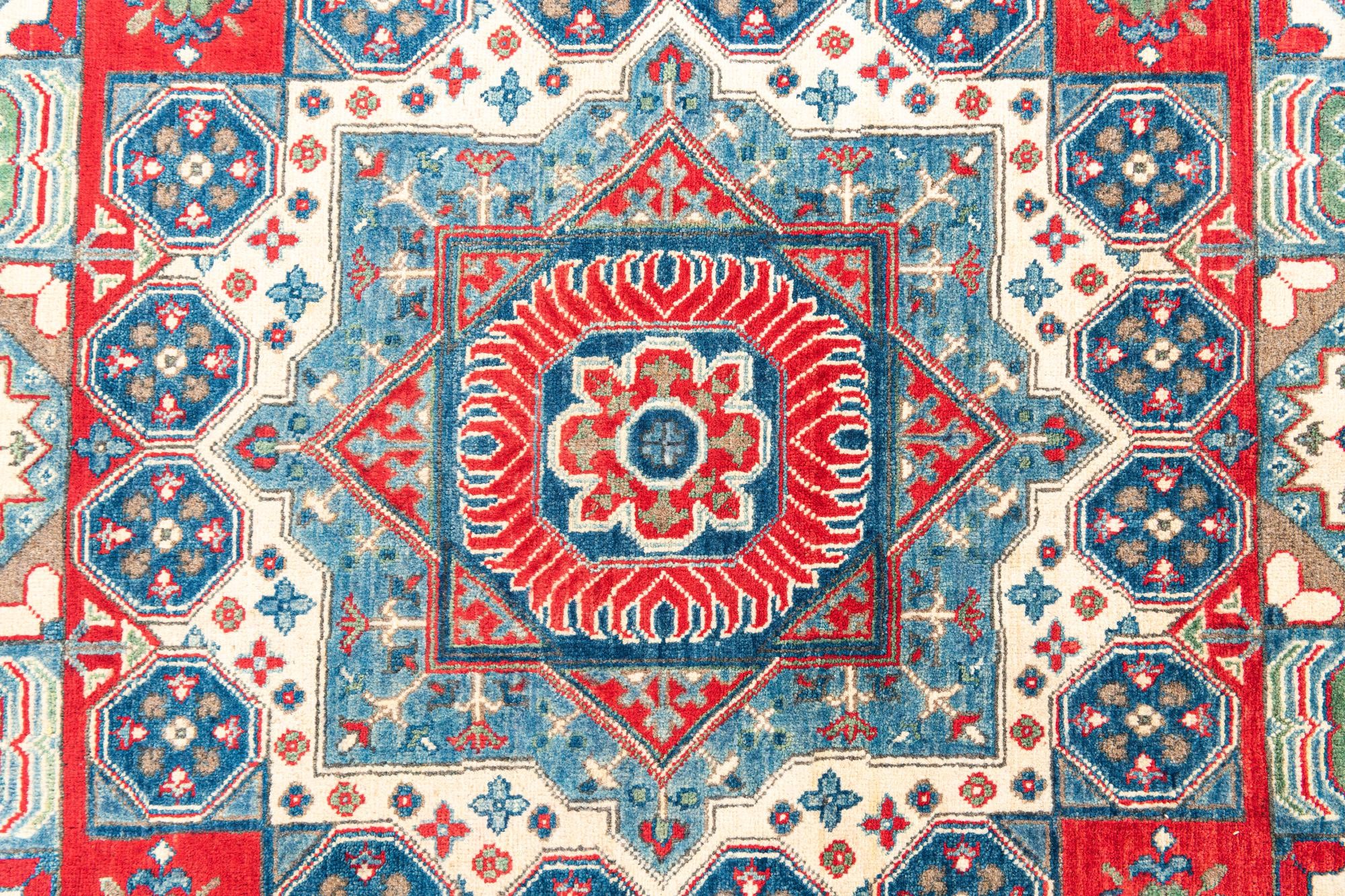 5' x 6' 9 Hand Knotted Kazak Rug