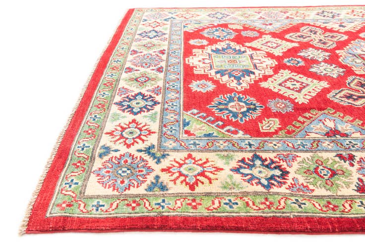 Detail image of 5' 1 x 7' Hand Knotted Kazak Rug