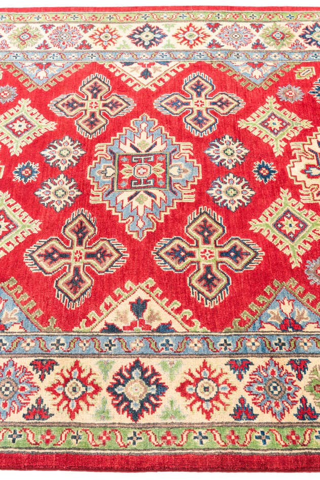 Detail image of 5' 1 x 7' Hand Knotted Kazak Rug