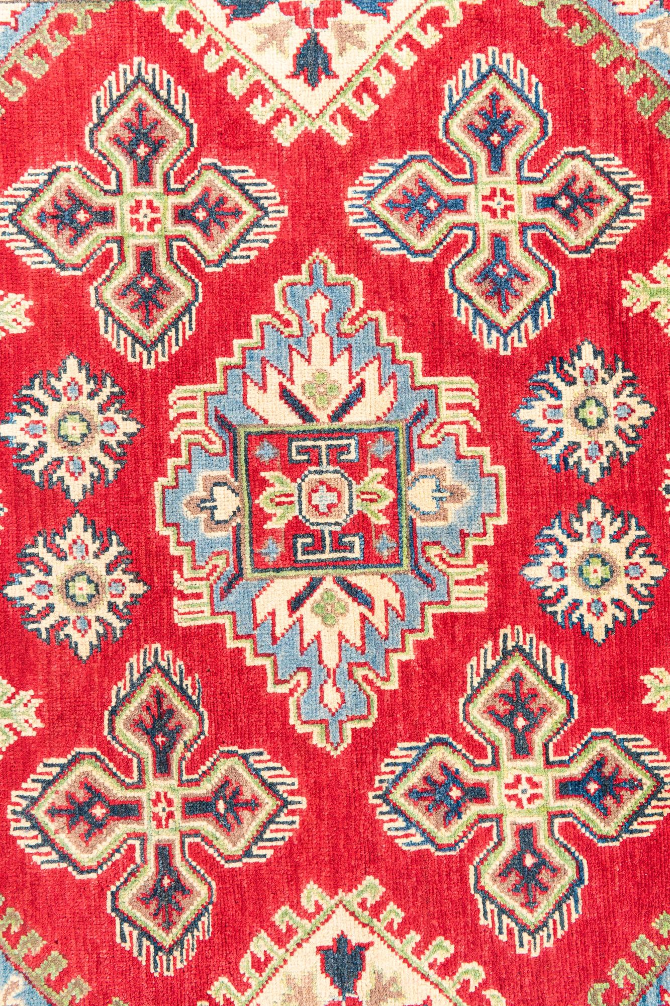 5' 1 x 7' Hand Knotted Kazak Rug