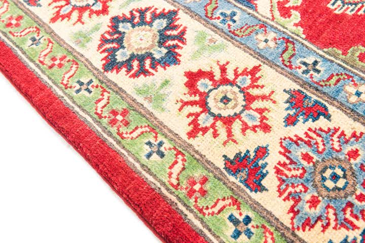 5' 1 x 7' Hand Knotted Kazak Rug