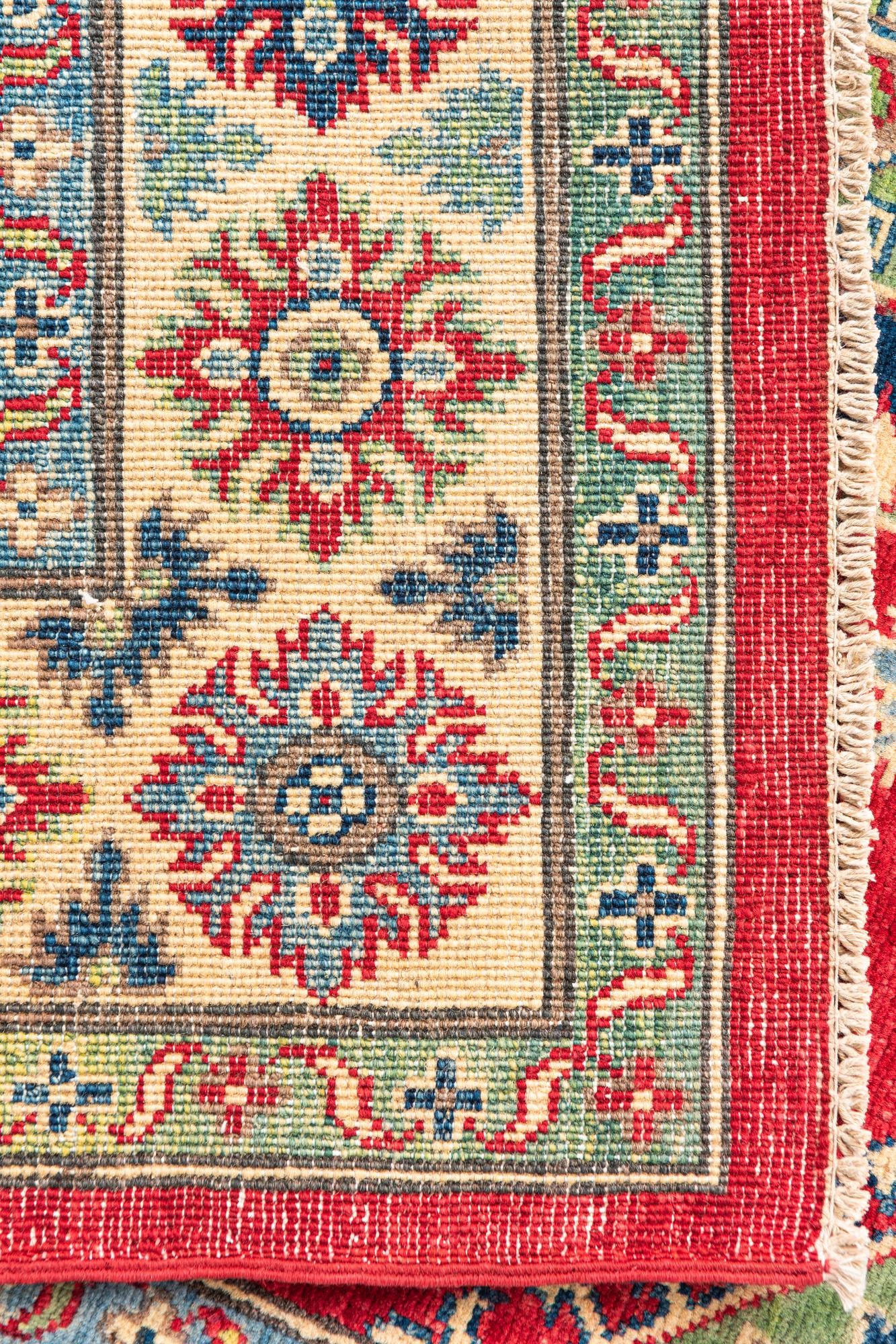 5' 1 x 7' Hand Knotted Kazak Rug