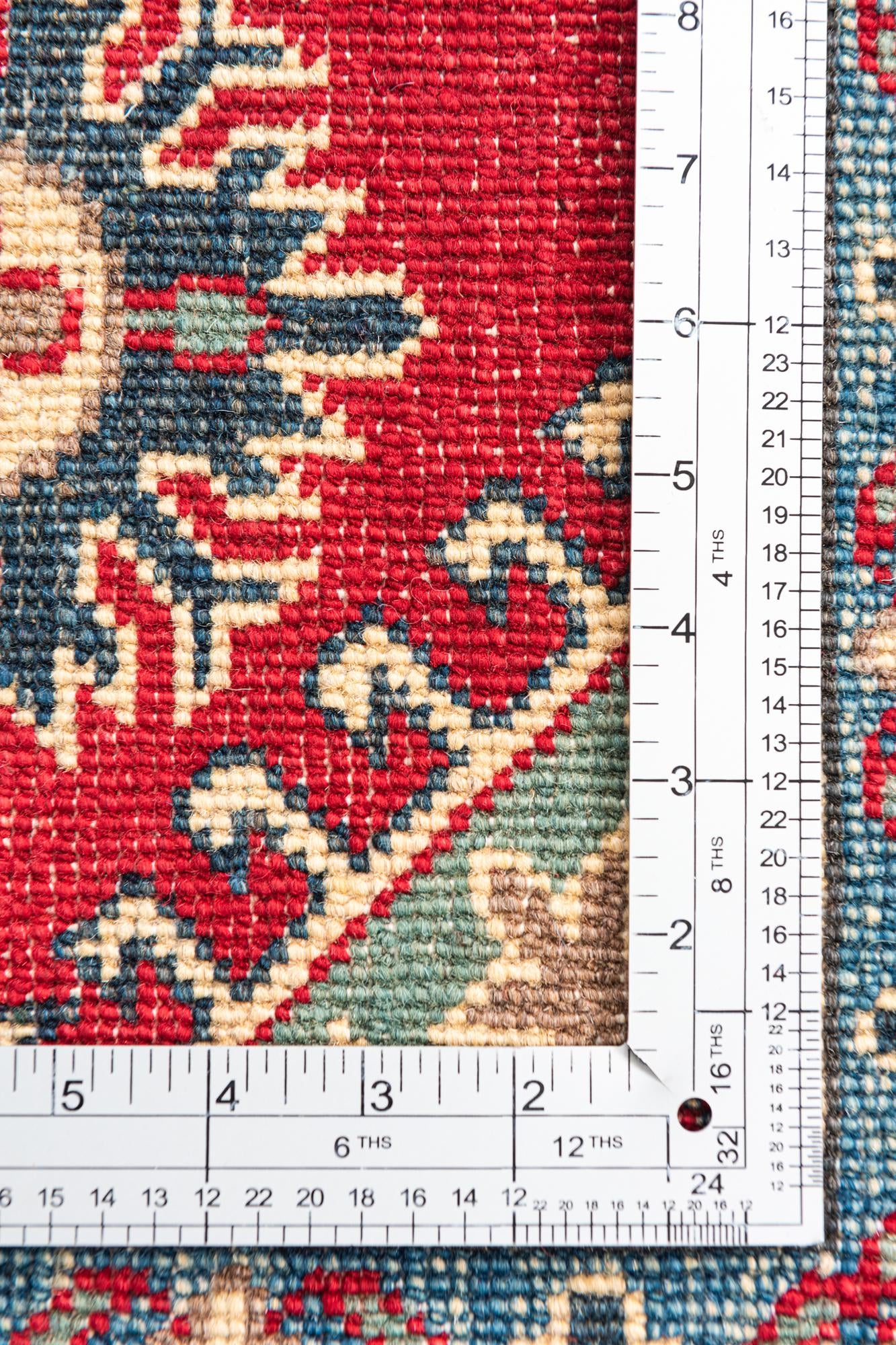5' x 6' 8 Hand Knotted Kazak Rug