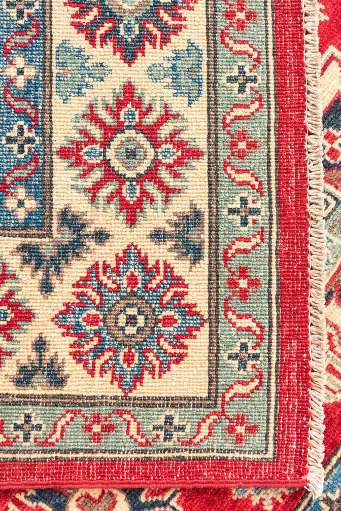 5' x 6' 8 Hand Knotted Kazak Rug