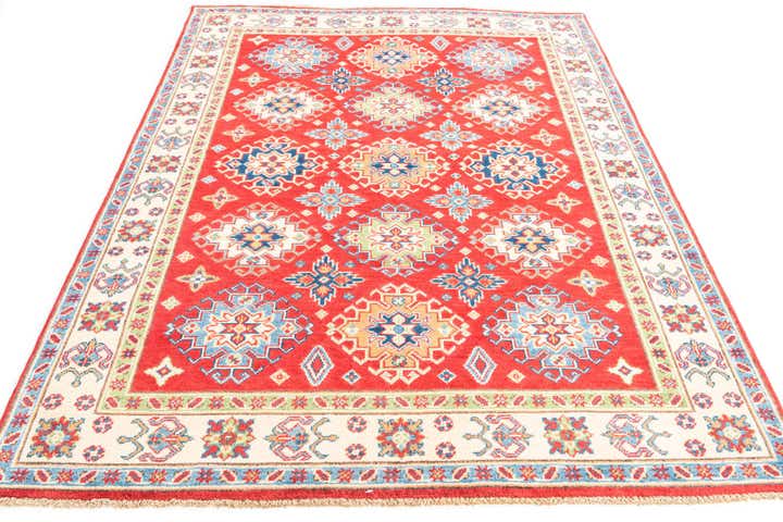 5' 1 x 6' 10 Hand Knotted Kazak Rug