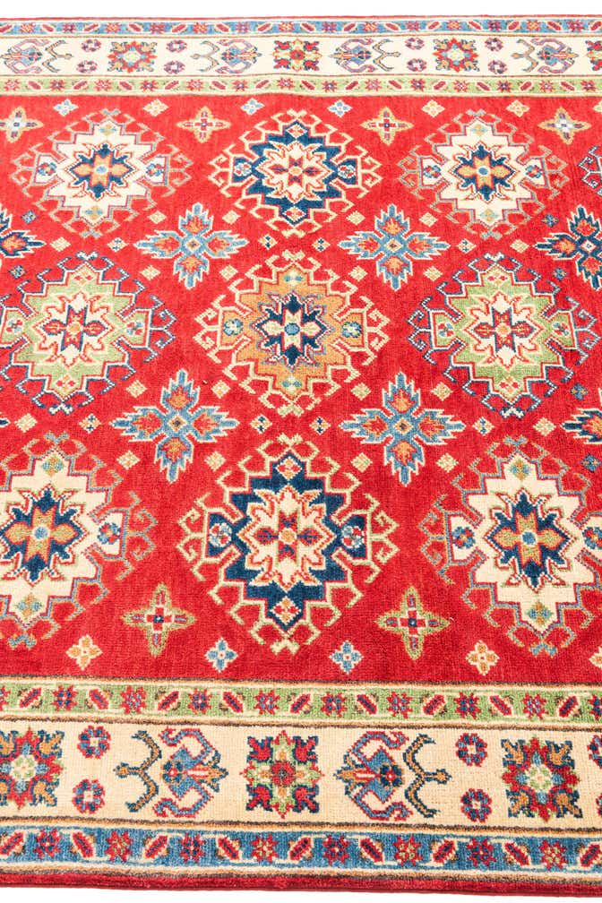 5' 1 x 6' 10 Hand Knotted Kazak Rug