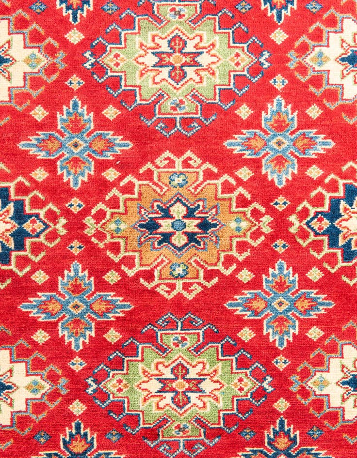 Detail image of 5' 1 x 6' 10  Hand Knotted Kazak Rug