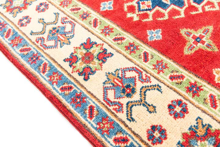 5' 1 x 6' 10 Hand Knotted Kazak Rug