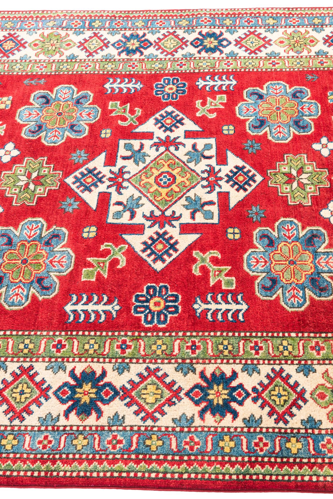 5' x 6' 8 Hand Knotted Kazak Rug