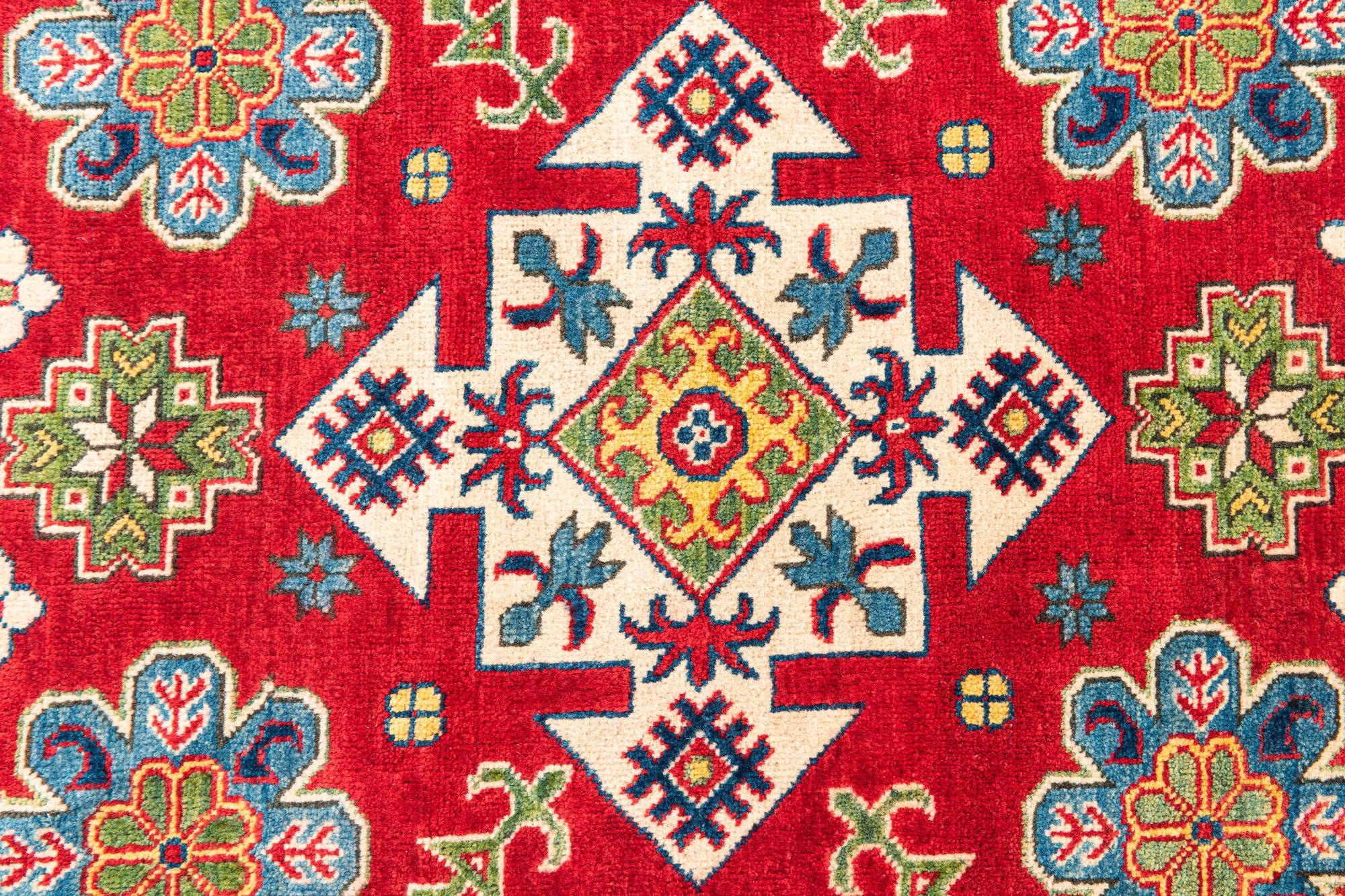 5' x 6' 8 Hand Knotted Kazak Rug