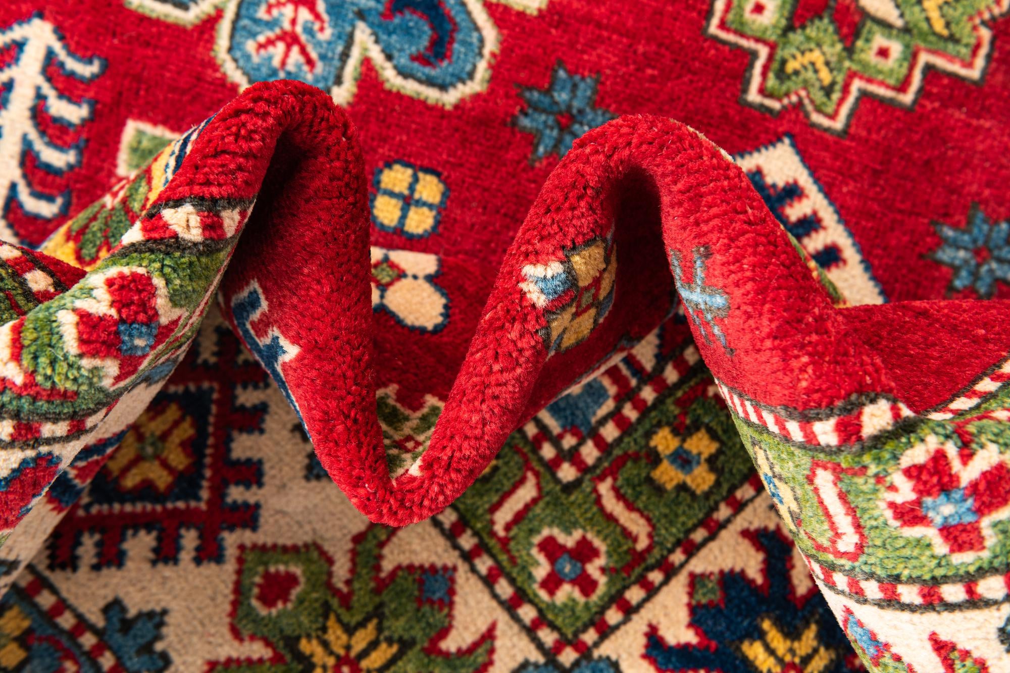 5' x 6' 8 Hand Knotted Kazak Rug