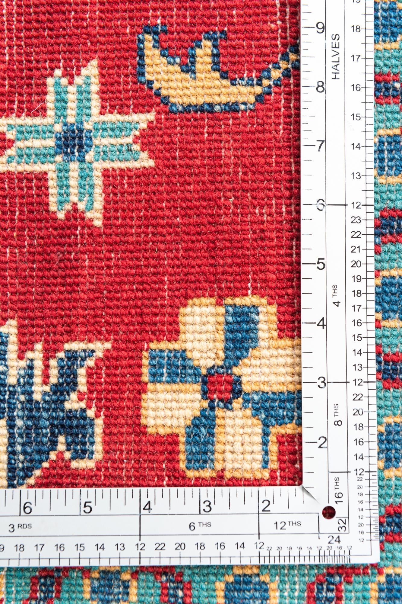 4' 10 x 7' Hand Knotted Kazak Rug