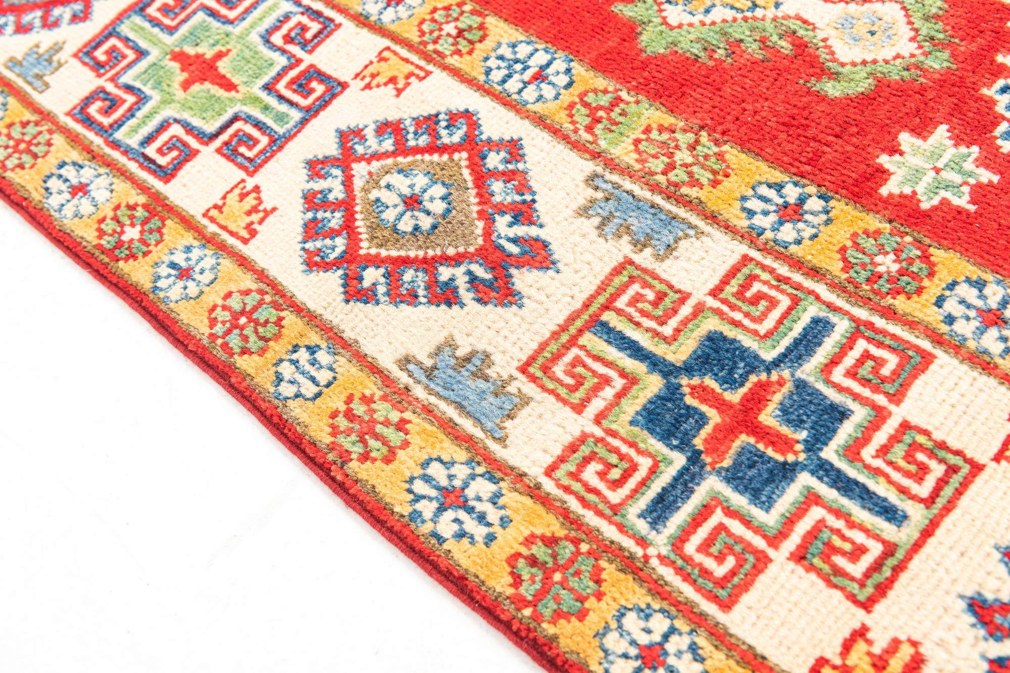 4' 10 x 6' 10 Hand Knotted Kazak Rug