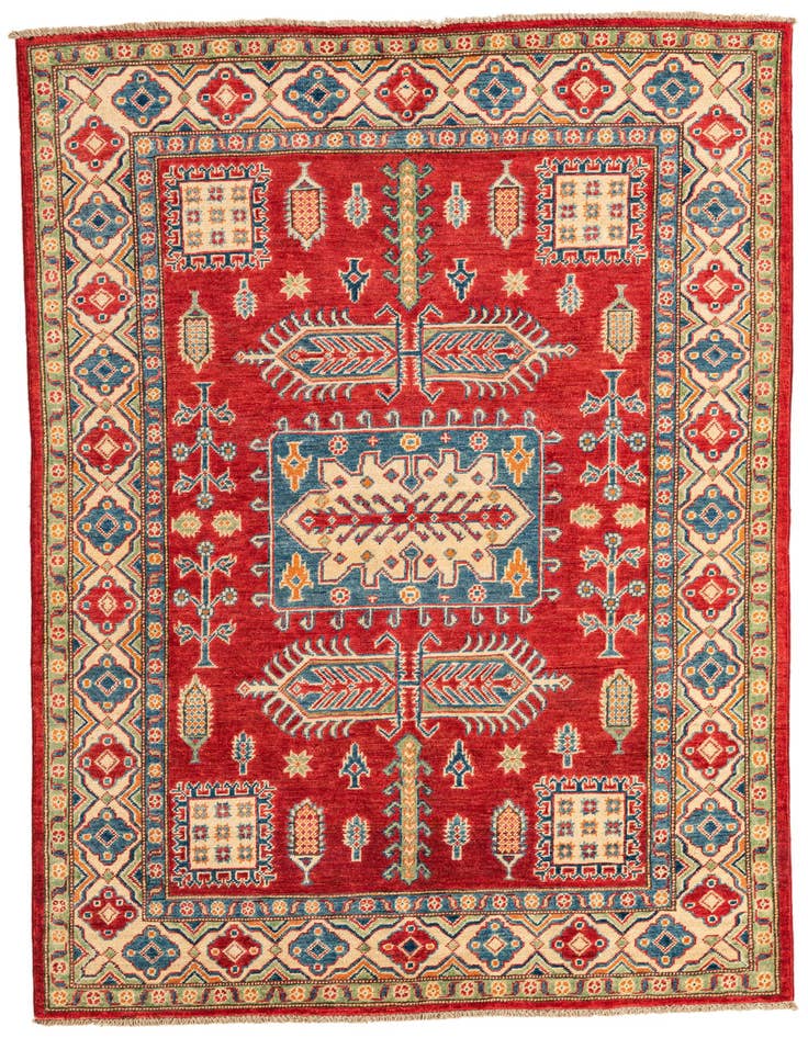 Detail image of 5' x 7' 1 Hand Knotted Kazak Rug