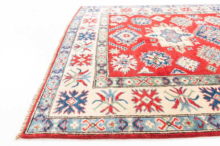 5' x 6' 8 Hand Knotted Kazak Rug