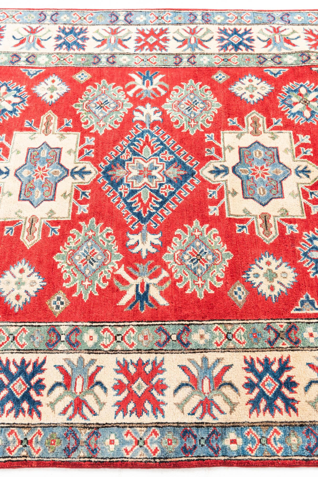 5' x 6' 8 Hand Knotted Kazak Rug
