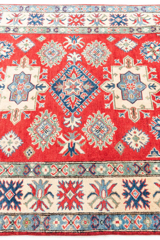 Detail image of 5' x 6' 8 Hand Knotted Kazak Rug