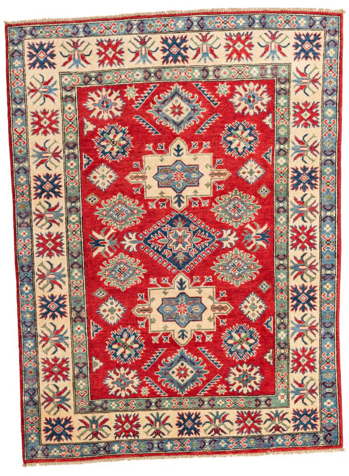 5' x 6' 8 Hand Knotted Kazak Rug
