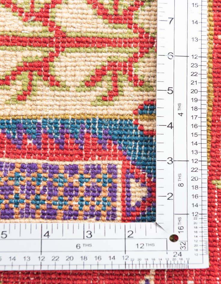 Detail image of 3' 4 x 5'  Hand Knotted Kazak Rug