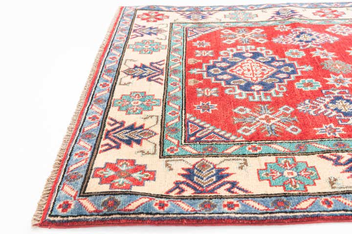 3' 4 x 5' Hand Knotted Kazak Rug