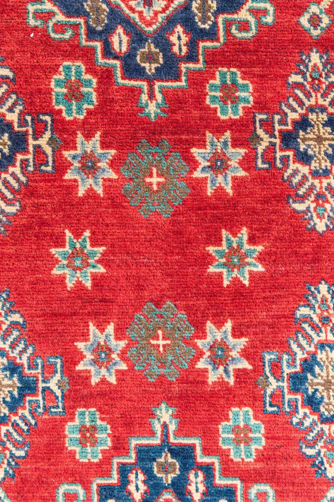 3' 4 x 5' Hand Knotted Kazak Rug