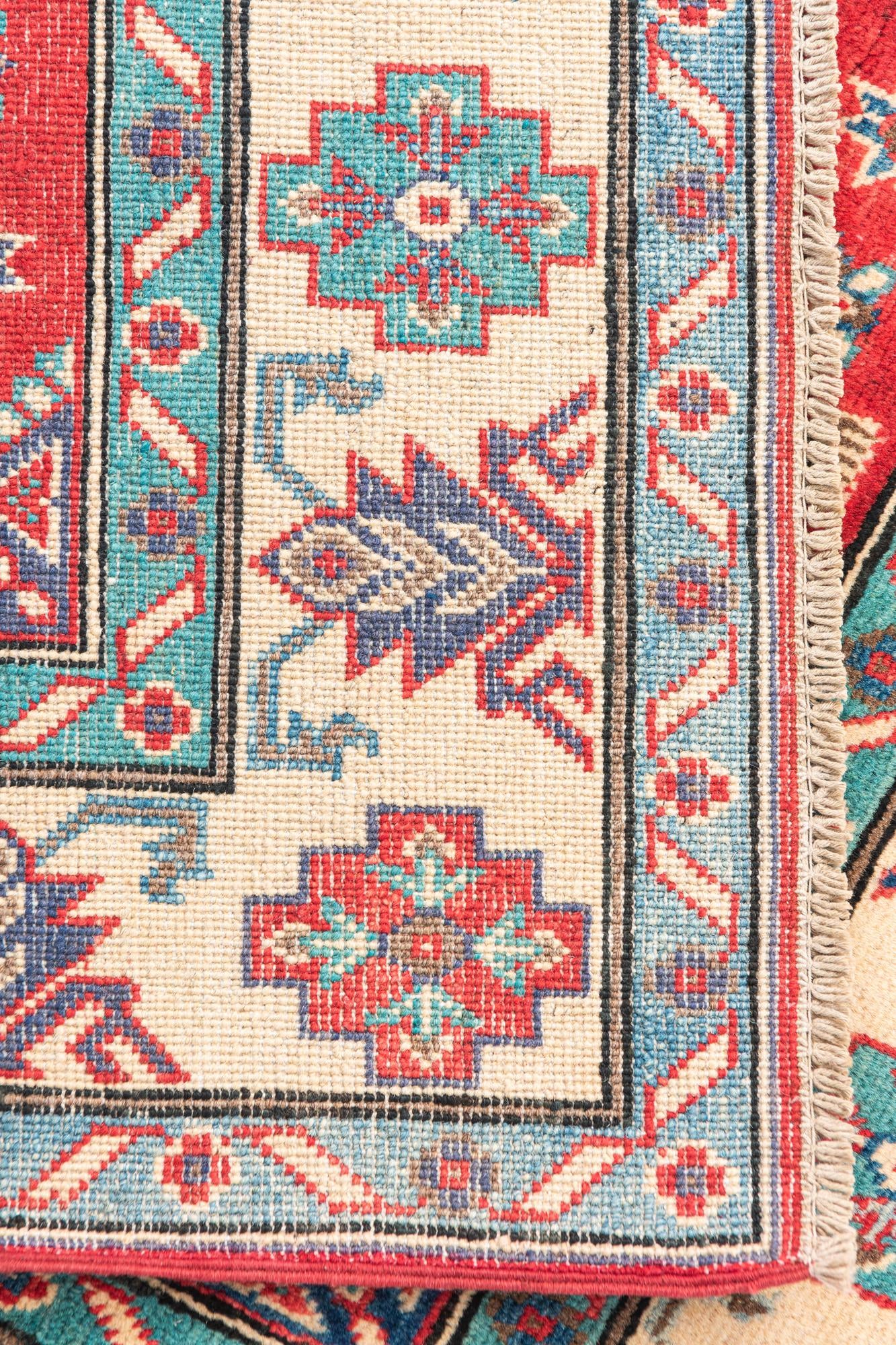 3' 4 x 5' Hand Knotted Kazak Rug