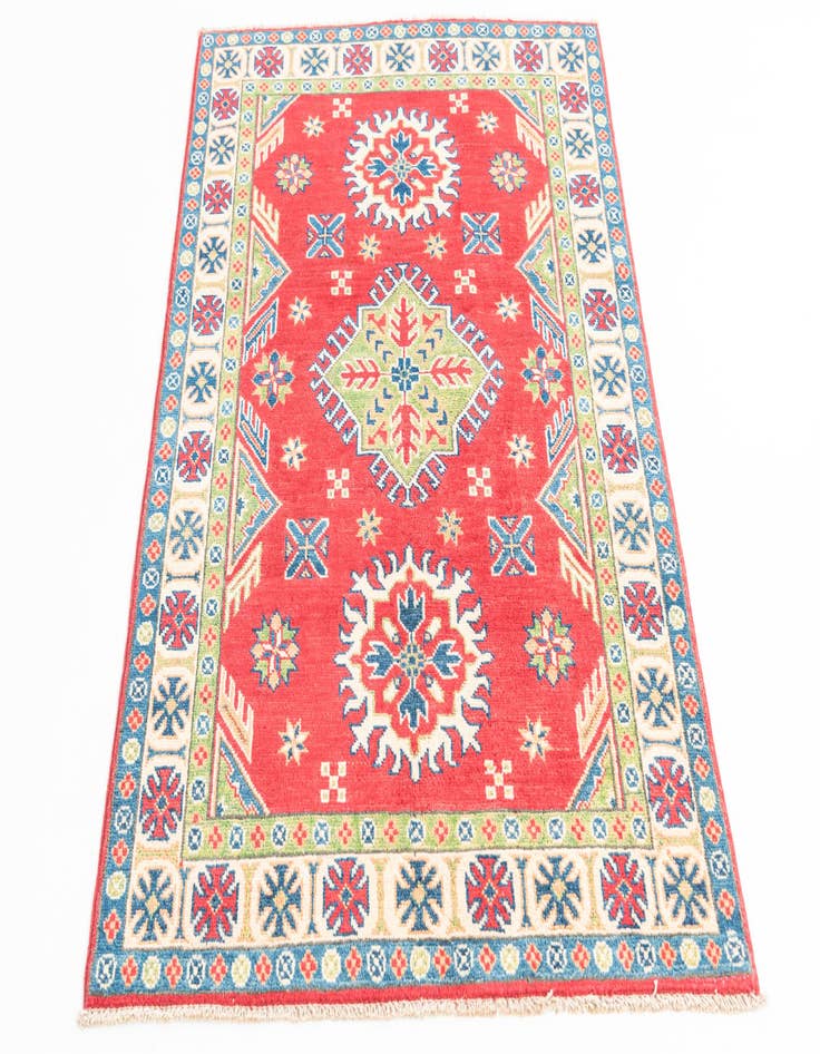 Detail image of 3' 3 x 5' Hand Knotted Kazak Rug