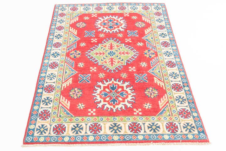 3' 3 x 5' Hand Knotted Kazak Rug