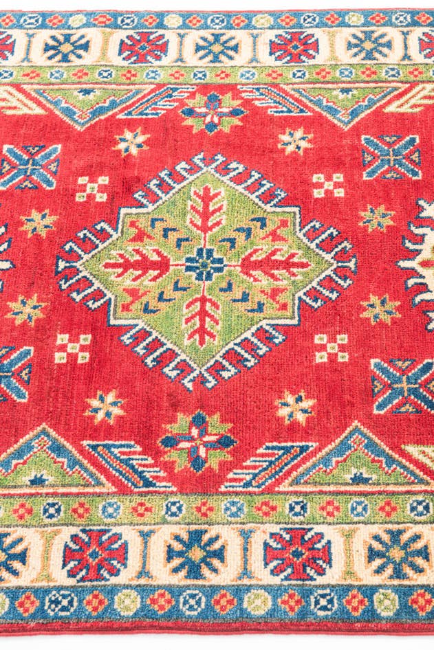 Detail image of 3' 3 x 5' Hand Knotted Kazak Rug