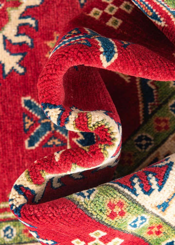 3' 3 x 5' Hand Knotted Kazak Rug