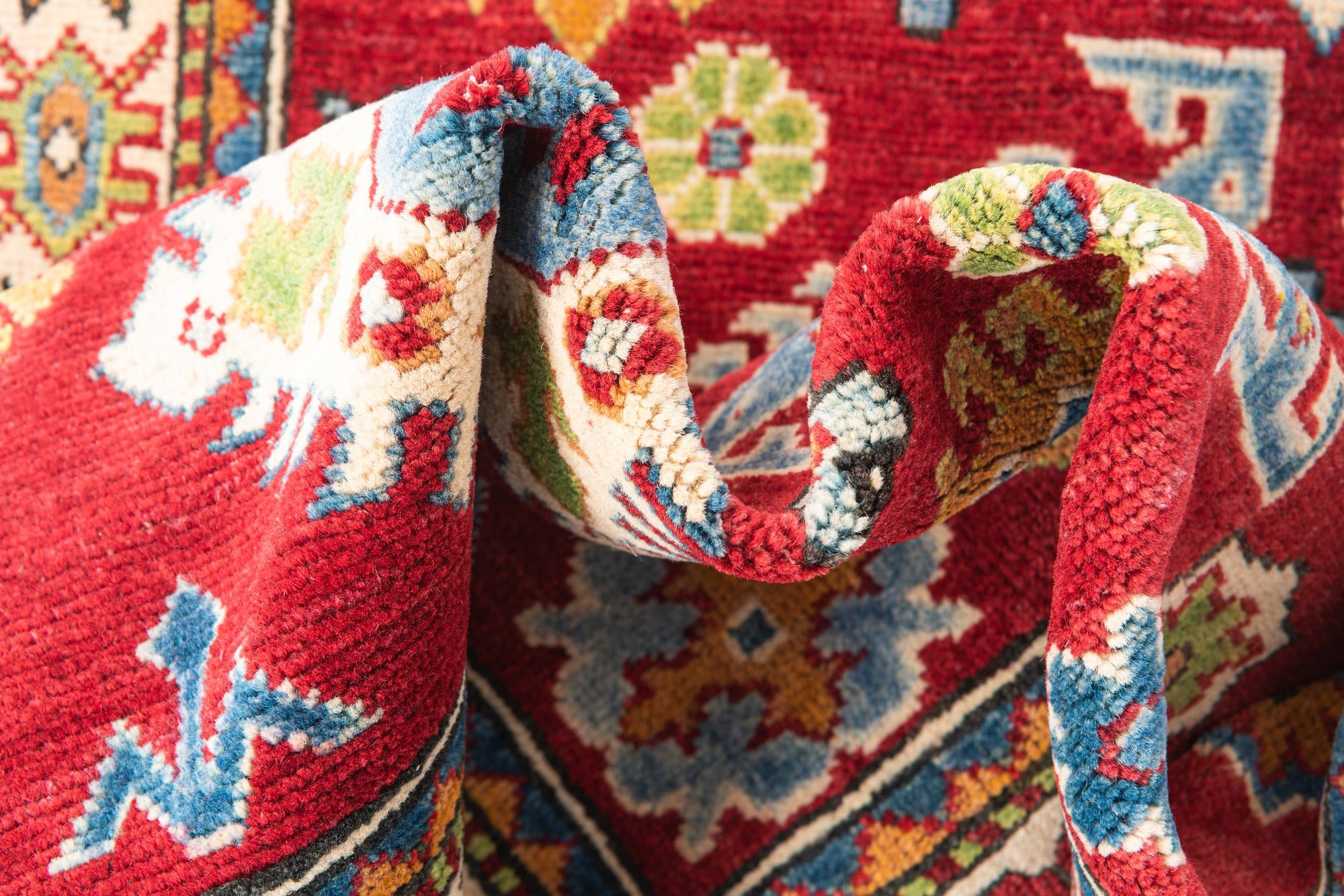 3' 4 x 5' Hand Knotted Kazak Rug