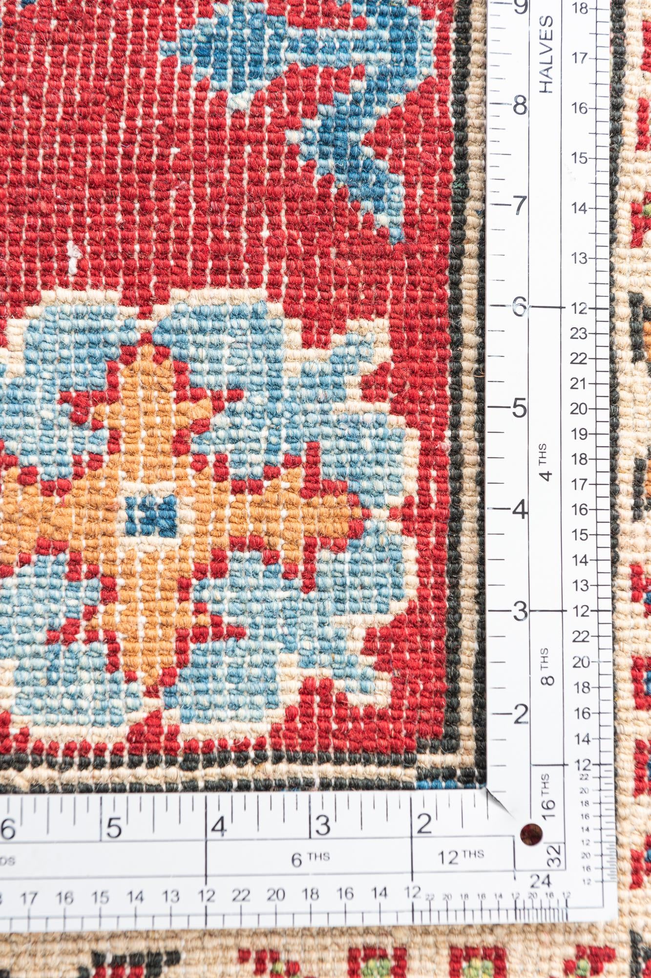 3' 4 x 5' Hand Knotted Kazak Rug
