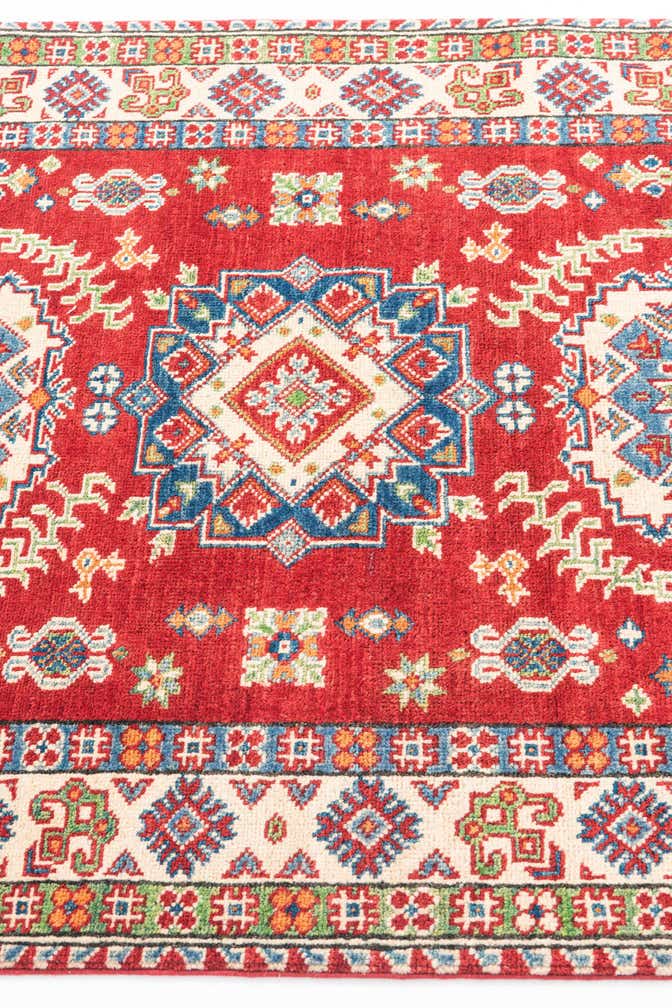 3' 5 x 5' Hand Knotted Kazak Rug