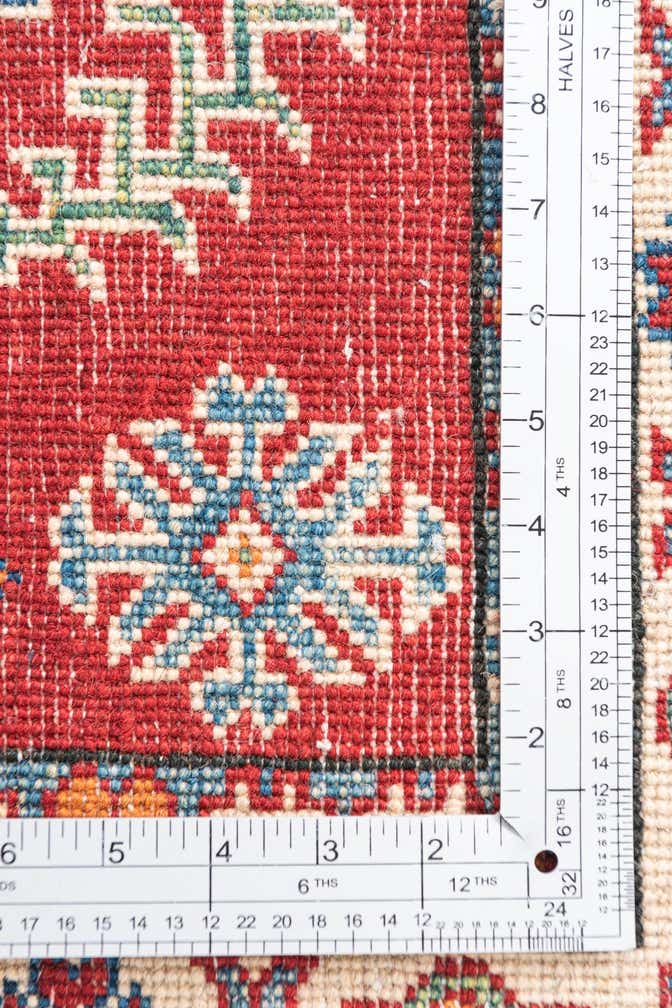 3' 5 x 5' Hand Knotted Kazak Rug