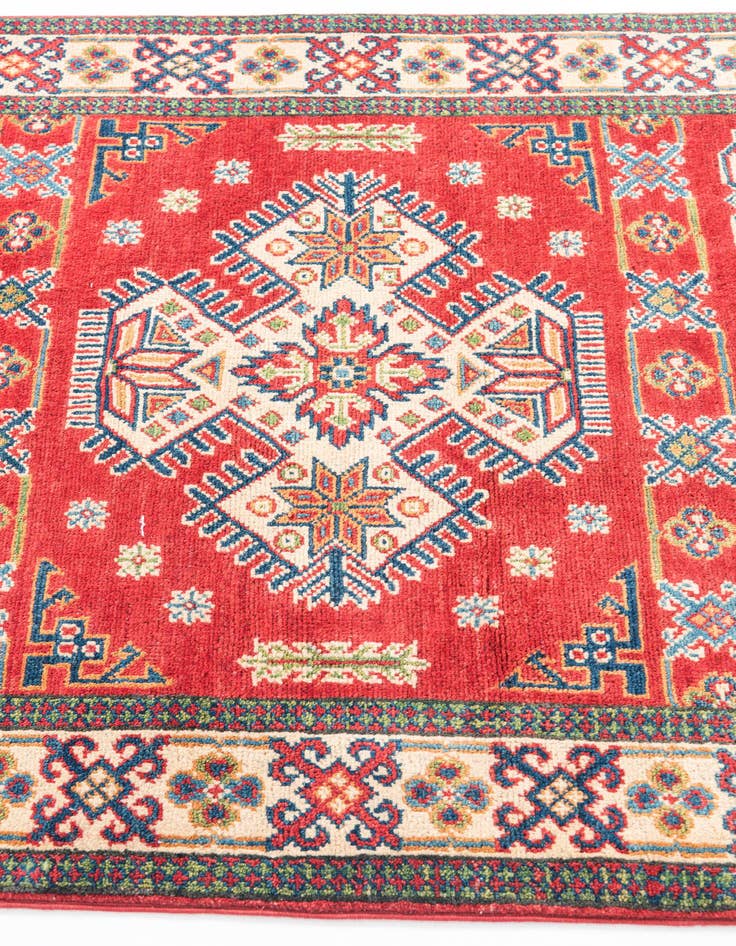 Detail image of 3' 6 x 5' Hand Knotted Kazak Rug