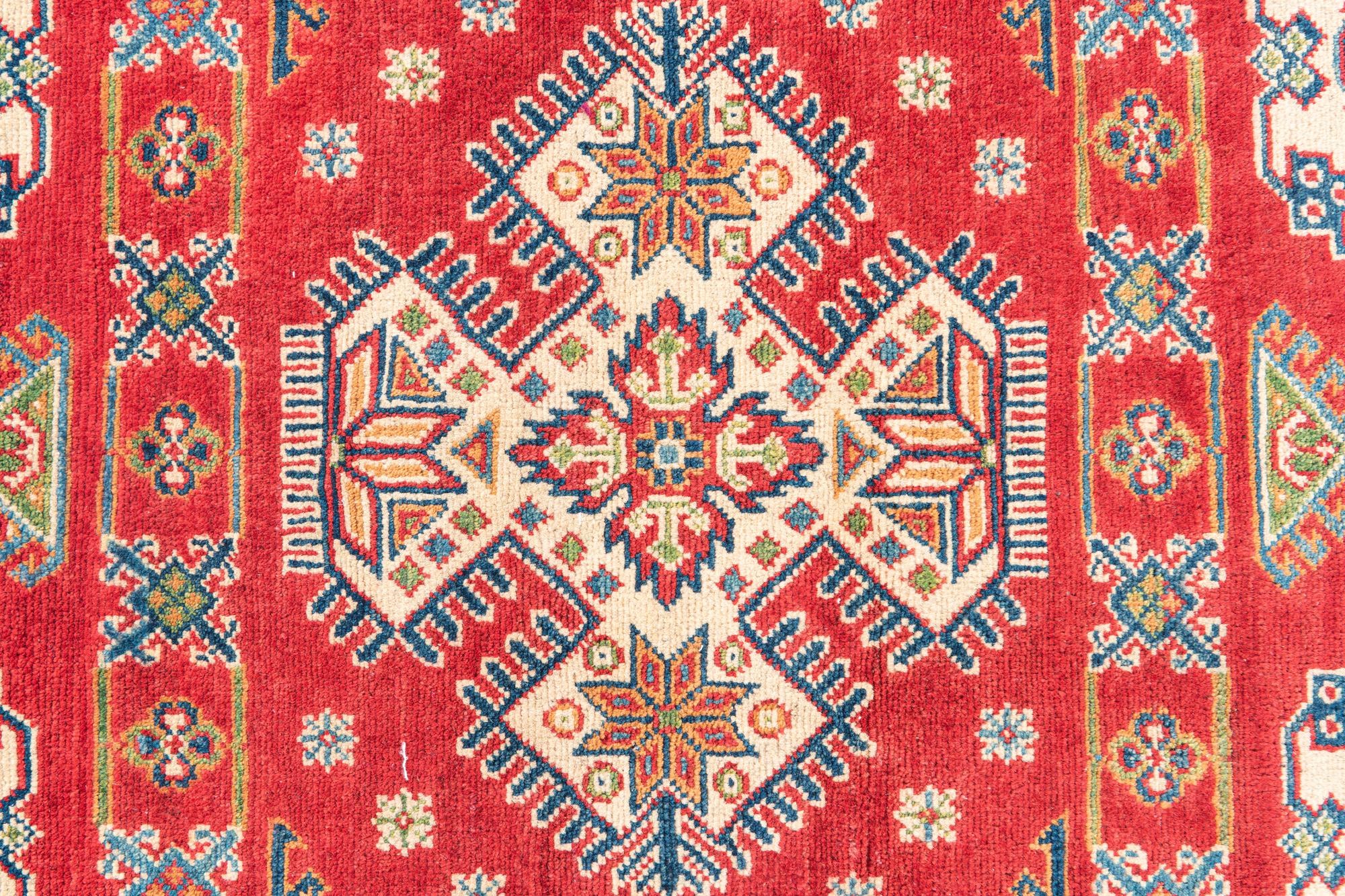 3' 6 x 5' Hand Knotted Kazak Rug